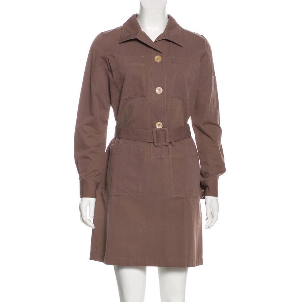 A.P.C. long sleeve mini dress.